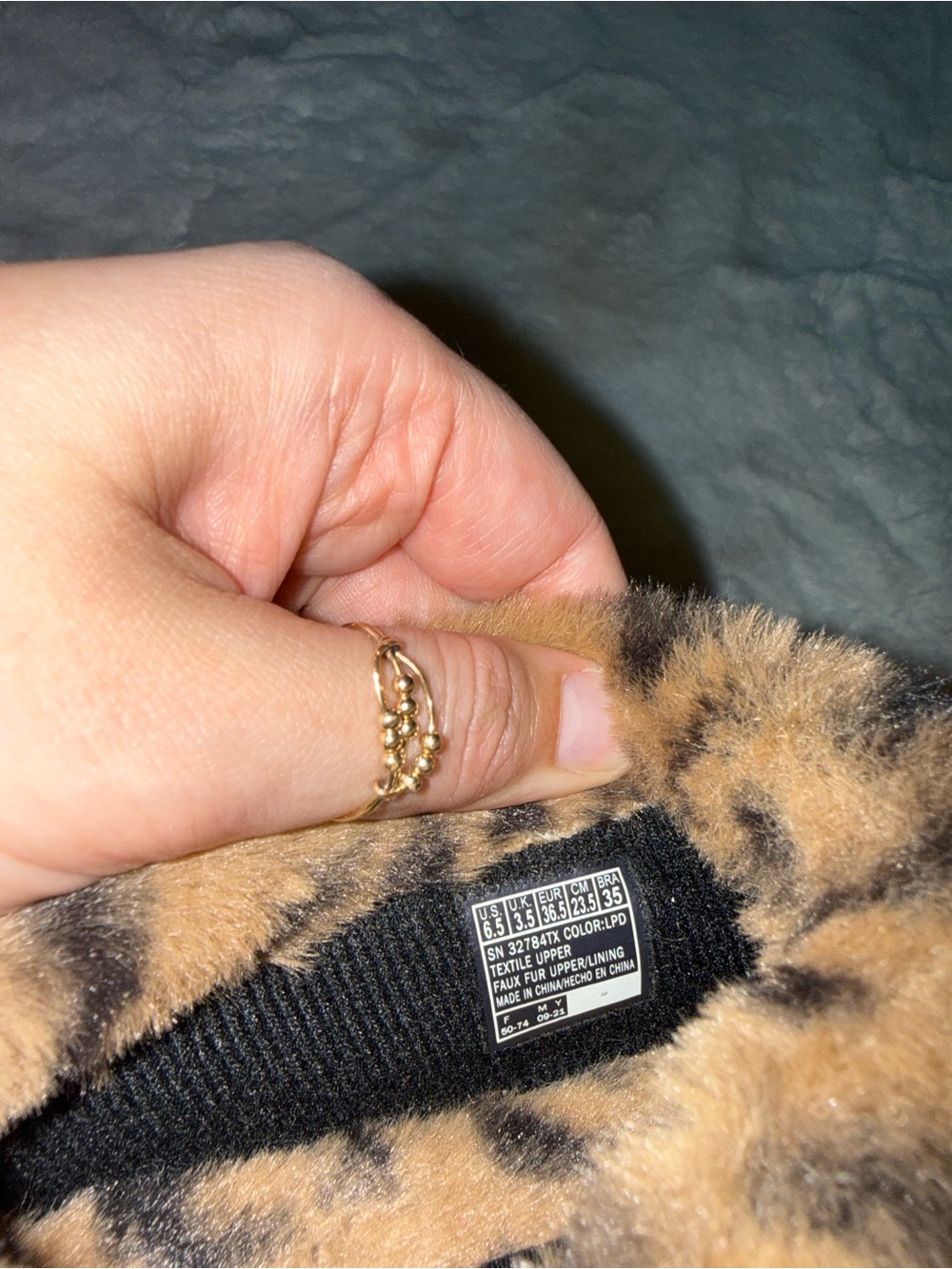 Women’s Sketchers Black and Leopard Cozy Campfire Slippers - Picture 7 of 7